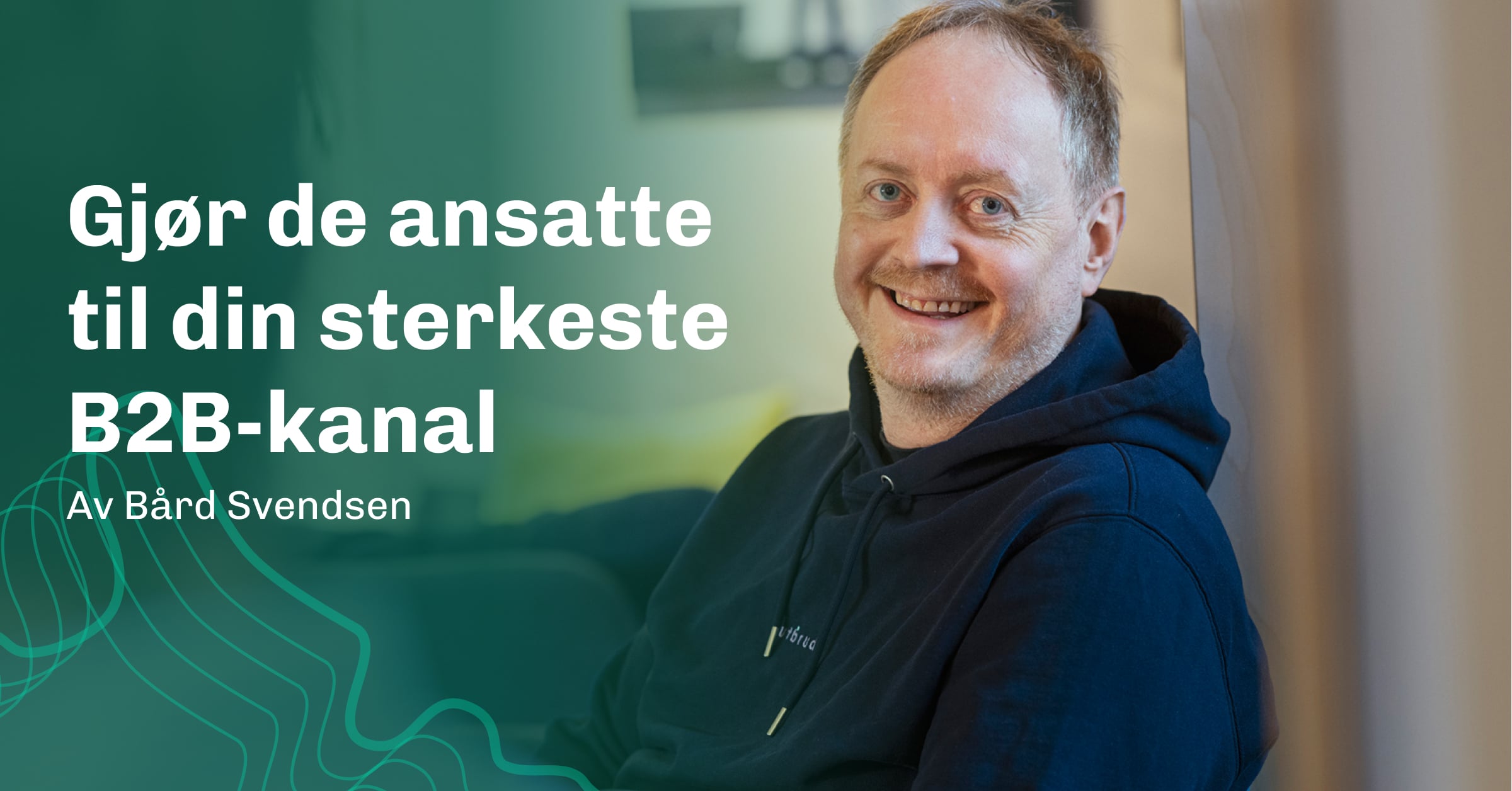 Bård i Utbrudd med følgetekst til artikkel. Foto: Marius Rua