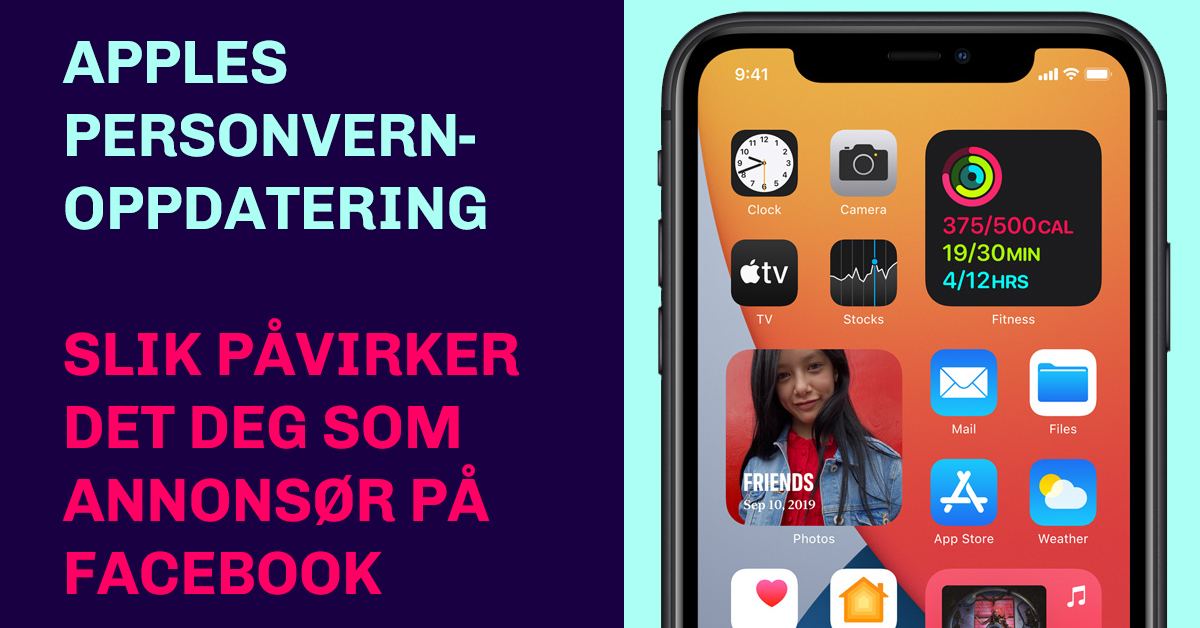 Apples personvern-oppdateringer og Facebook-annonsør